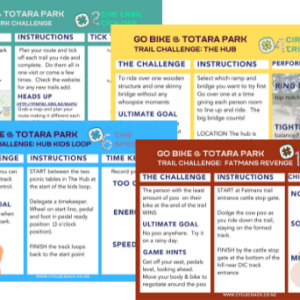 TOTARA PARK CHALLENGE CARDS SET #1